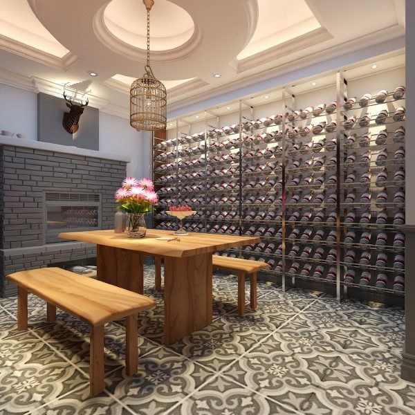 Thiết kế nội thất hầm rượu biệt thự Vinhome RiverSide - Hoa Phượng